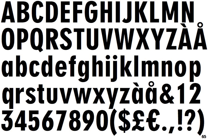 Neuzeit Grotesk Black Extra Condensed