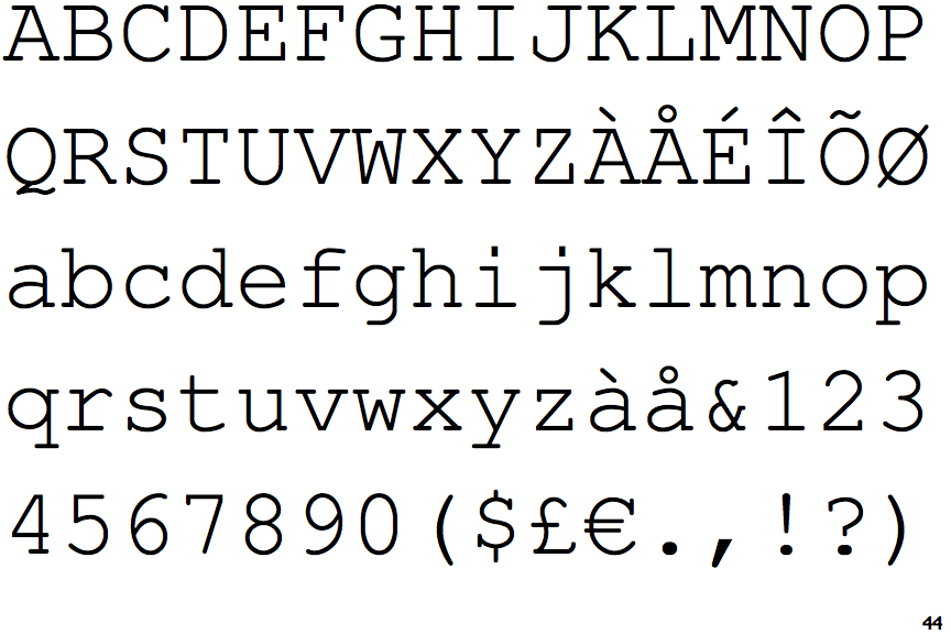 Nimbus Monospace