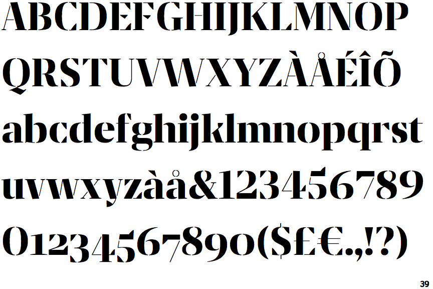 Gazeta Stencil Ds Bold