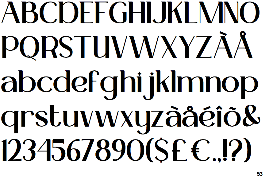 Elegant Serif