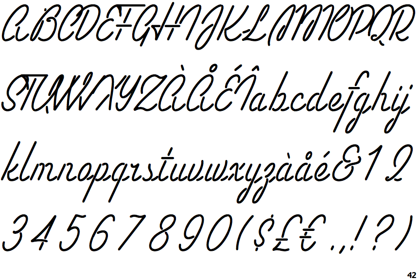 Identifont - Neonica Script