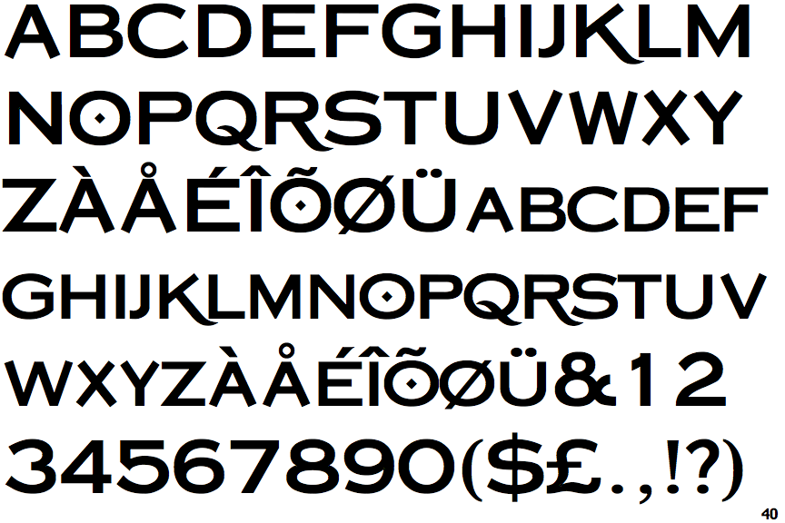 Copperplate Classic Sans