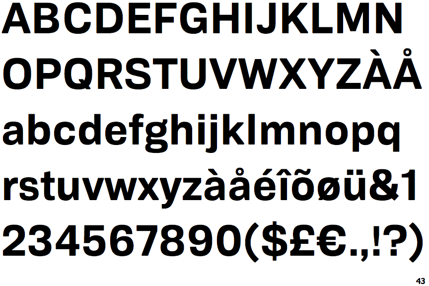 Identifont Biwa Display Bold