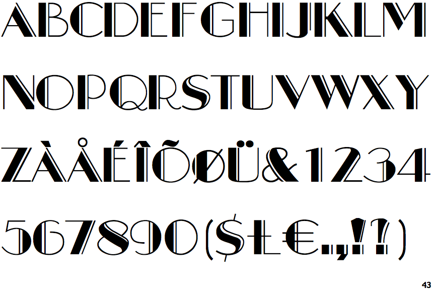 boul mich font