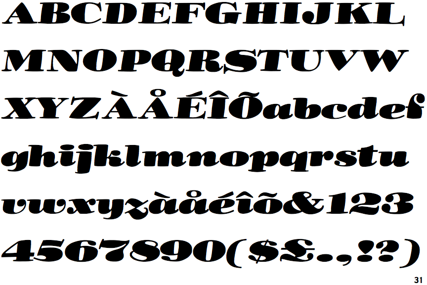 Cooper Fullface Italic
