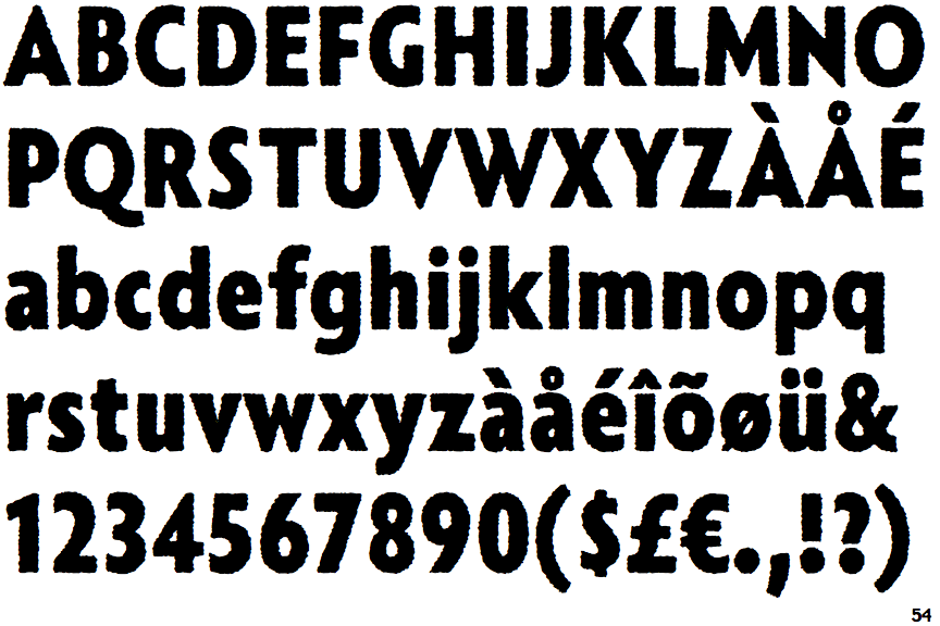 Entendre Rough Black Condensed