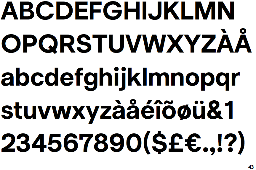 YWFT Mail Sans Bold