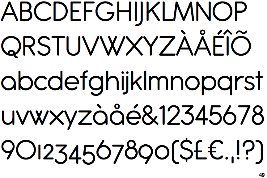 Identifont Antipasto