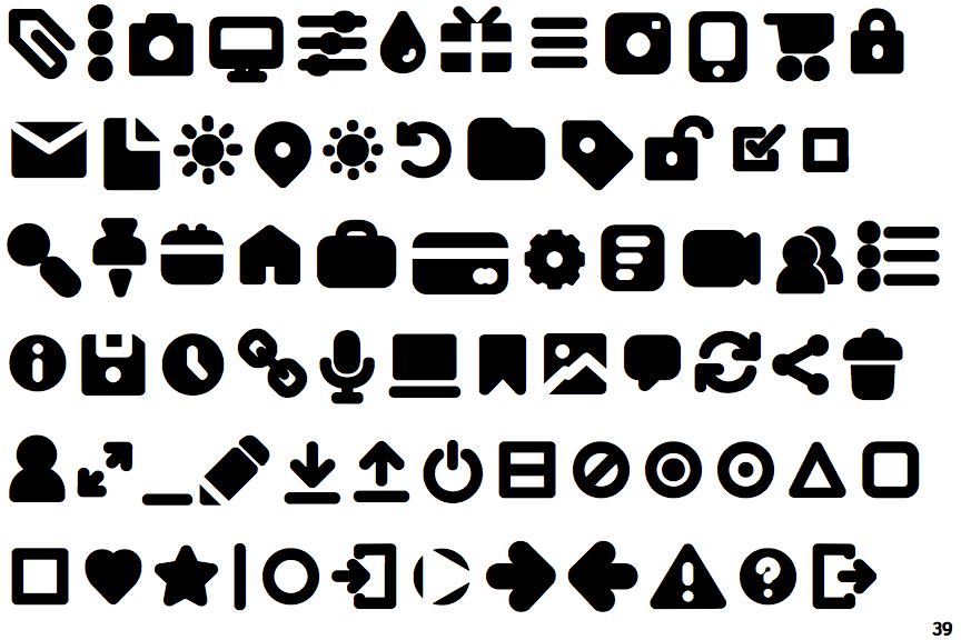 Identifont Aristotelica Icons Bold
