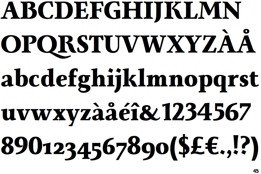 Monterchi Serif Extra Bold