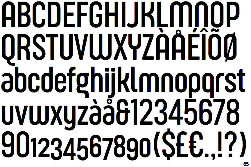 Identifont Sugo Display Light