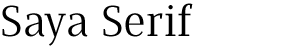 Saya Serif FY
