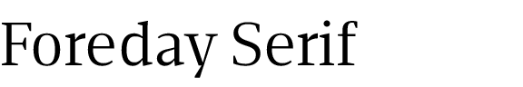 Foreday Serif