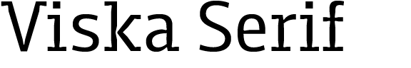 Viska Serif