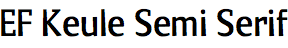 EF Keule Semi Serif