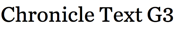 Chronicle Text G3