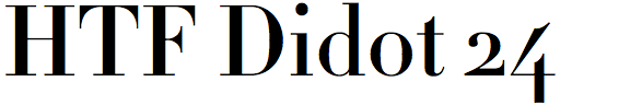 HTF Didot 24