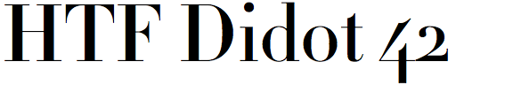 HTF Didot 42