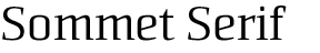 Sommet Serif