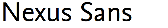 Nexus Sans