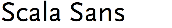 Scala Sans