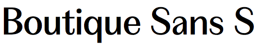 Boutique Sans S