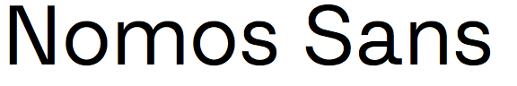 Nomos Sans