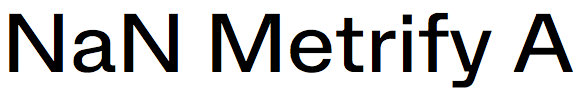 NaN Metrify A