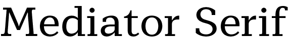 Mediator Serif