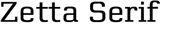 Zetta Serif