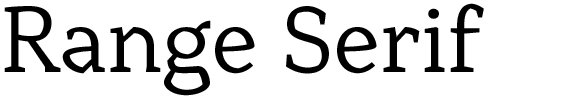 Range Serif