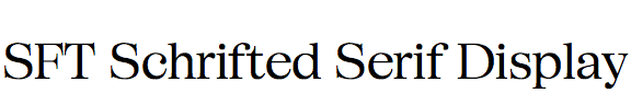 Schrifted Serif Display