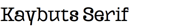 Kaybuts Serif