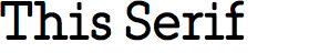 This Serif