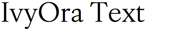IvyOra Text