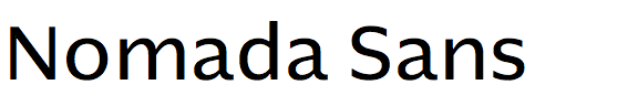 Nomada Sans