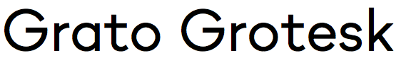 Grato Grotesk