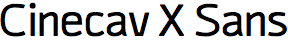 Cinecav X Sans