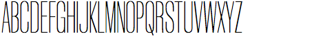 Rules Gothic Compressed Thin