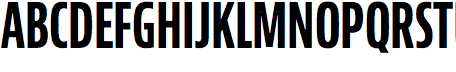 JAF Bernino Sans Compressed Bold